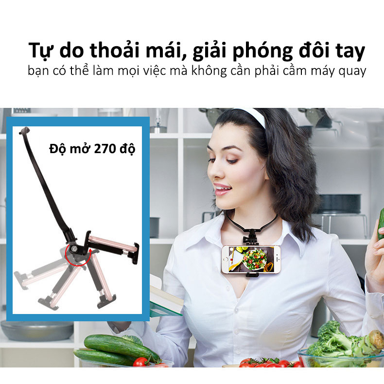 Vòng đeo quay video cho điện thoại, Action Camera bộ tiêu chuẩn Selfie Phụ Kiện - Ảnh 3