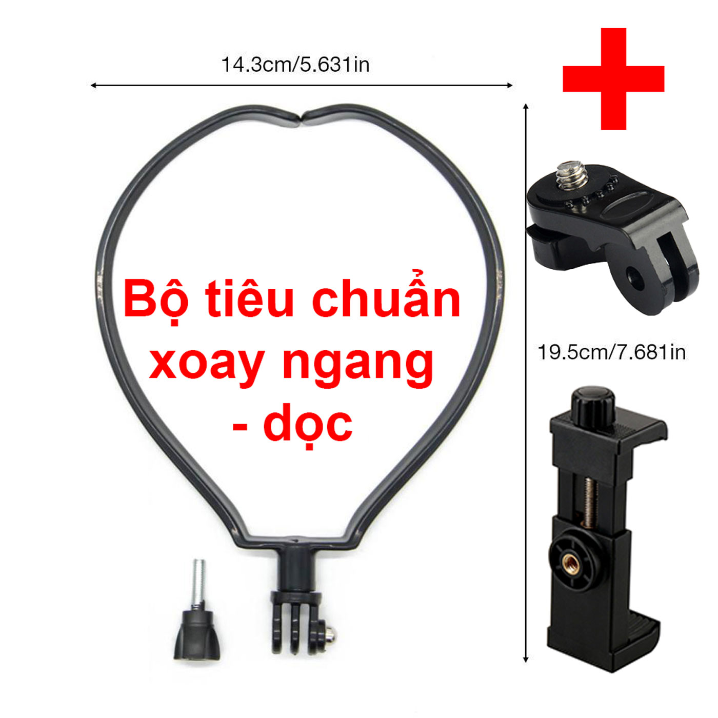 Vòng đeo quay video cho điện thoại, Action Camera bộ tiêu chuẩn Selfie Phụ Kiện